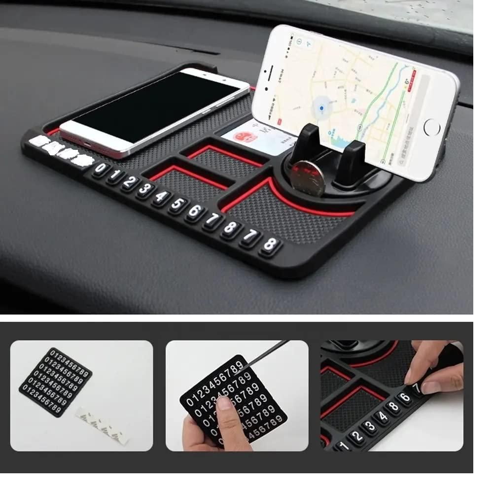 Car Phone Holder | Anti-Slip Silicone Pad for Car Dashboard