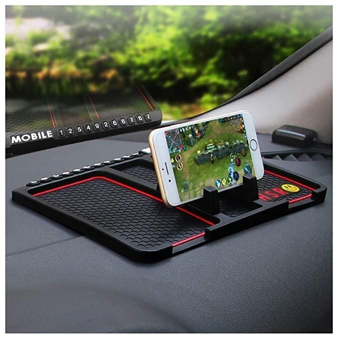 Car Phone Holder | Anti-Slip Silicone Pad for Car Dashboard