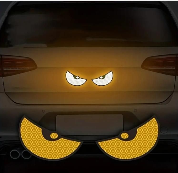 Monster Eyes Car Reflective Stickers