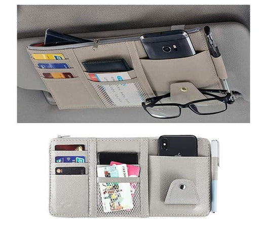 Car Visor Organizer |  Car Sun Visor Pouch Organizer